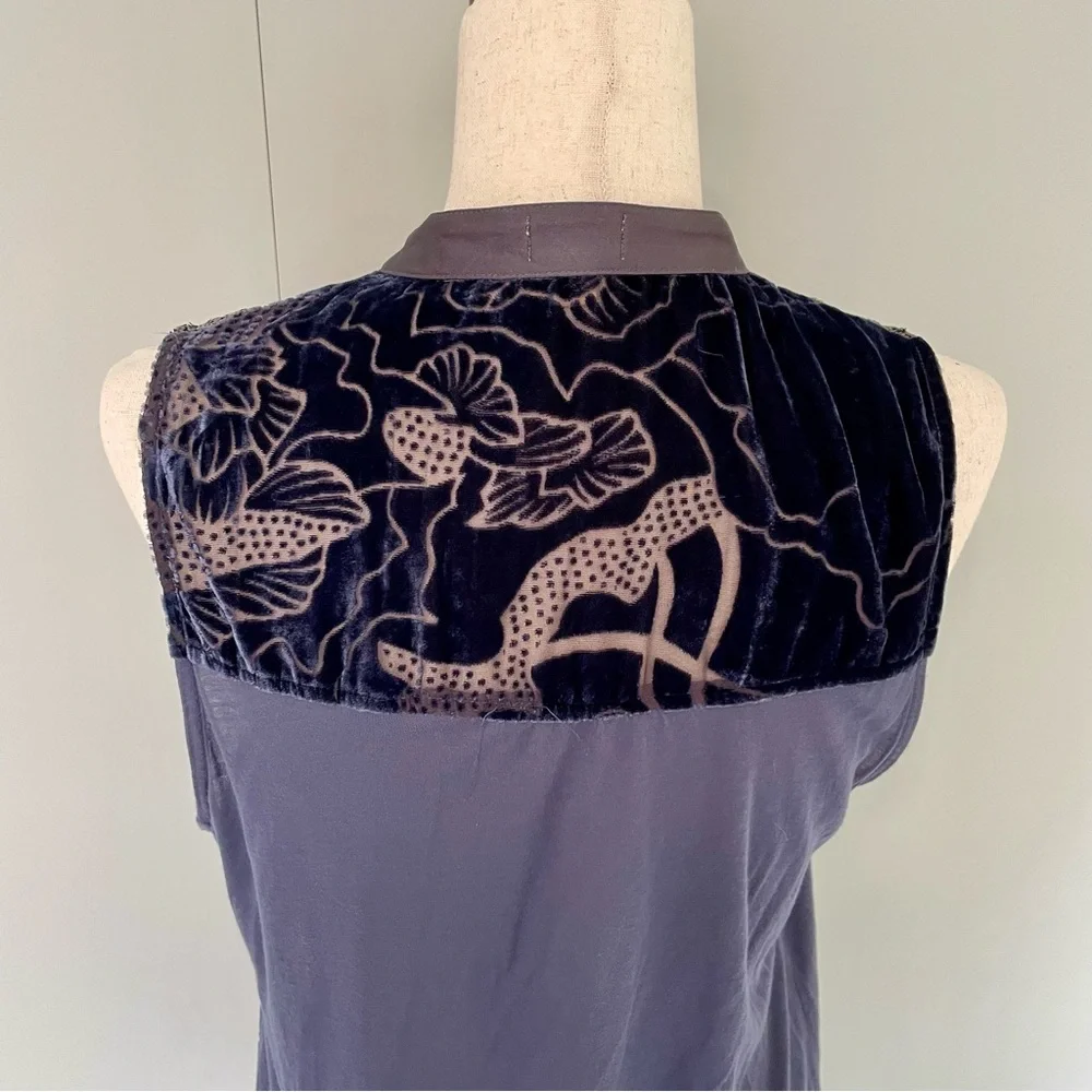 TINY x ANTHROPOLOGIE Velvet Ileana Tank Top - Picture 8 of 12